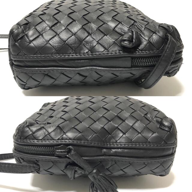 【美品】BOTTEGA VENETA ボッテガイントレチャートショルダーバッグ