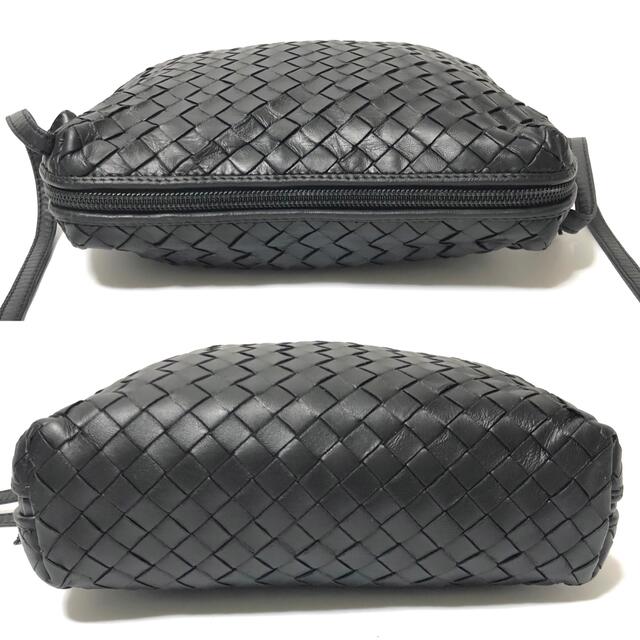 【美品】BOTTEGA VENETA ボッテガイントレチャートショルダーバッグ