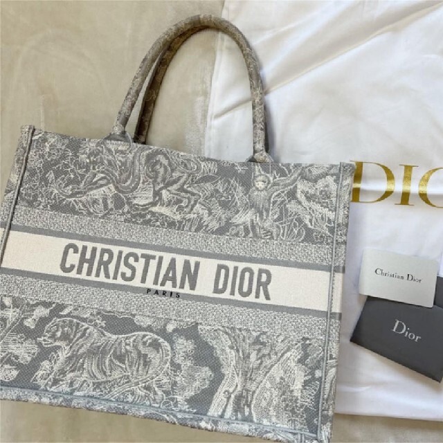 【美品】DIOR トートバッグ　ブックトート