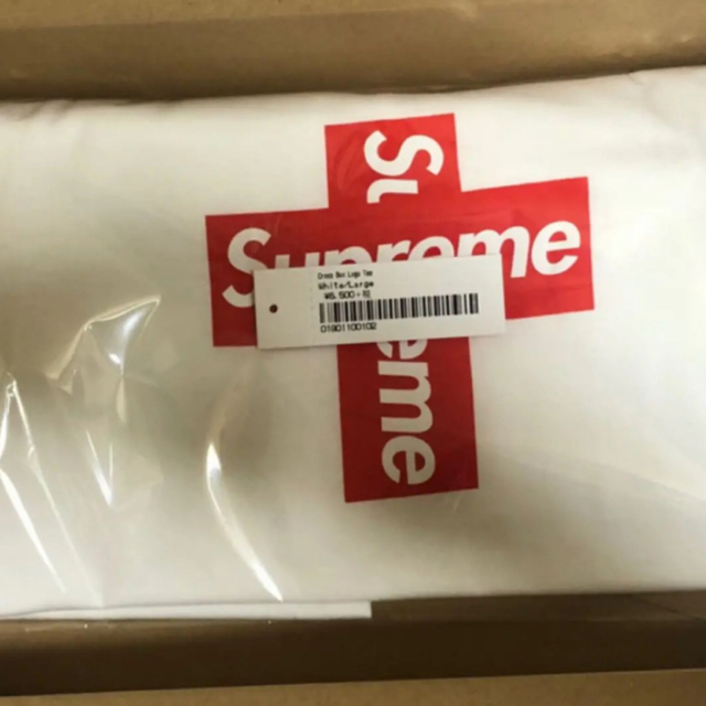 Supreme - Supreme Cross Box Logo Tee Lサイズの通販 by yassu-'s