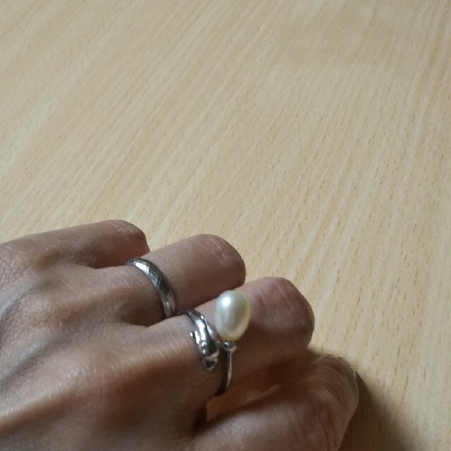 パール 指輪 レディースのアクセサリー(リング(指輪))の商品写真