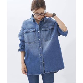 プラージュ(Plage)の【Healthy denim/ヘルシーデニム】SP DENIM BIG シャツ(Gジャン/デニムジャケット)