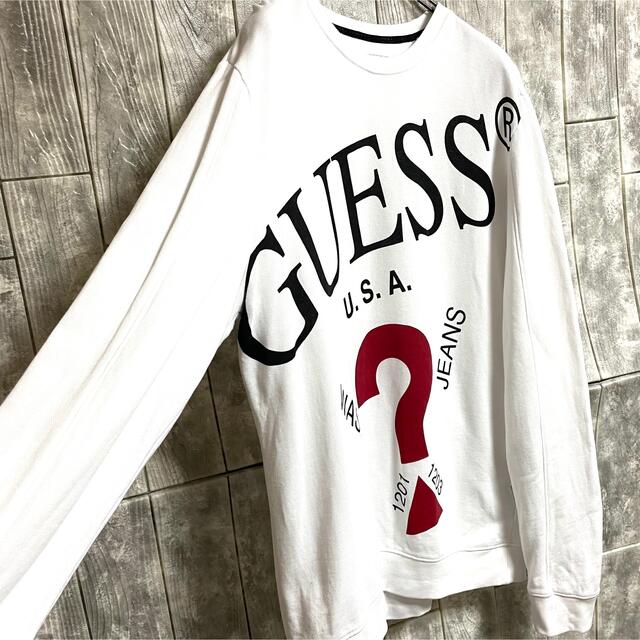 guess ゲス　スウェット　ビッグロゴ　プリント　ビッグサイズ　XL