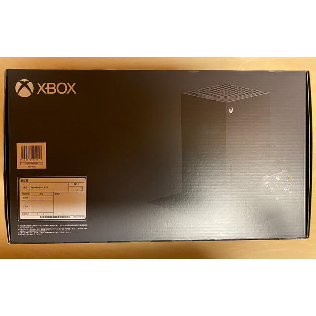 Xbox(エックスボックス)のMicrosoft Xbox Series X 新品・未開封　 エンタメ/ホビーのゲームソフト/ゲーム機本体(家庭用ゲーム機本体)の商品写真