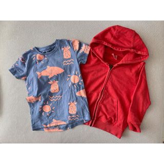 ザラキッズ(ZARA KIDS)のzara baby ジップパーカー　next Tシャツ　100cm まとめ売り(ジャケット/上着)