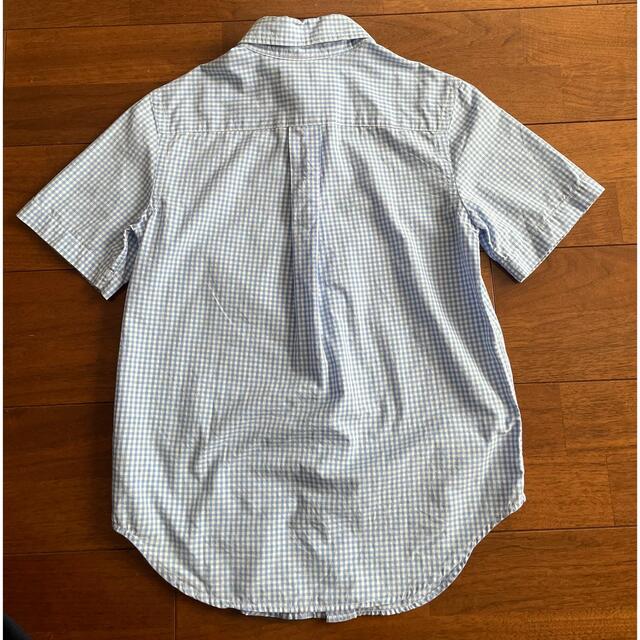 Ralph Lauren(ラルフローレン)のラルフローレン　水色　半袖シャツ　140 キッズ/ベビー/マタニティのキッズ服男の子用(90cm~)(ブラウス)の商品写真