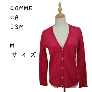 コムサイズム(COMME CA ISM)のコムサイズム COMMECAISM カーディガン M 麻 100 羽織り(カーディガン)