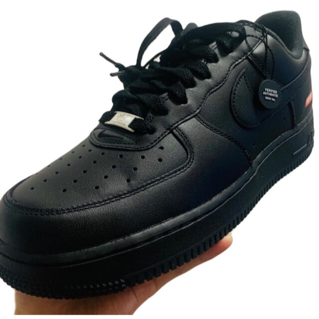などにもと Supreme エアフォース1 ブラック 25.5cmの通販 by BTS's