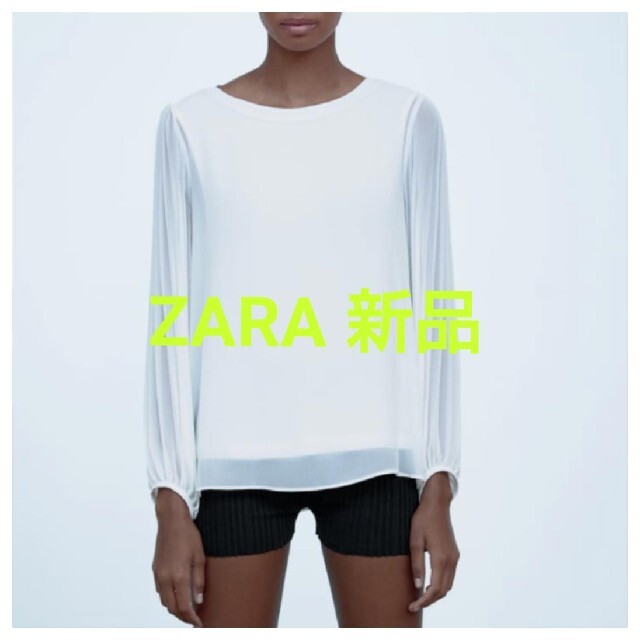 ZARA(ザラ)のZARA 新品 オーバーブラウス レディースのトップス(シャツ/ブラウス(長袖/七分))の商品写真