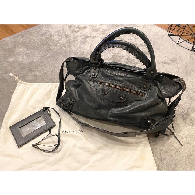 美品 バレンシアガ BALENCIAGA シティ ザ・シティ ブラック バッグ