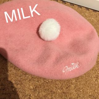 ミルク(MILK)のMILKベレー帽2点セット★(ハンチング/ベレー帽)