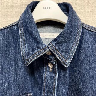 moussy - MOUSSY SHORT SLEEVE DENIM MINI ドレス02の通販 by のん's