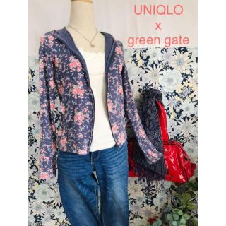 ユニクロ(UNIQLO)のUNIQULOｘGreen gate(パーカー)