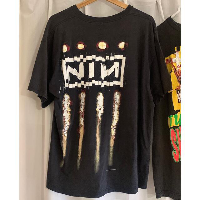 nine inch nails vintage rap tee 2pac