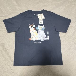 ユニクロ(UNIQLO)の専用です　ポール&ジョー　ユニクロ　コラボ　Tシャツ　L(Tシャツ(半袖/袖なし))