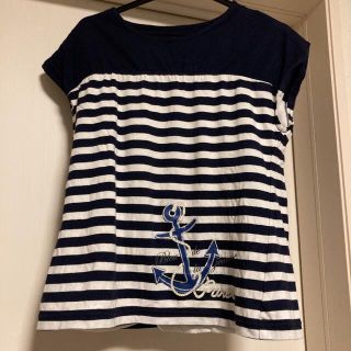 クミキョク(kumikyoku（組曲）)の組曲 クミキョク kumikyku❤︎ボーダーTシャツ　リバーシブル　マリン(Tシャツ/カットソー)