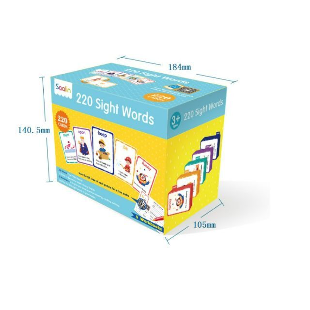 【セール中】Saalin Sight Words ２２０カード