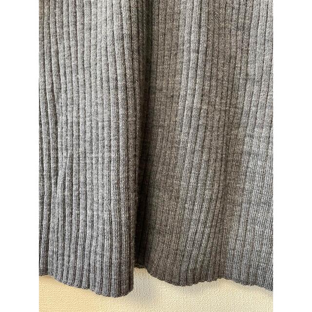 【ENFOLD】Soft Wool Rib レイヤーリブPO グレー