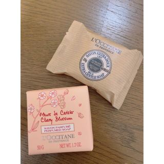 ロクシタン(L'OCCITANE)のロクシタン チェリーブロッサム シアソープ　2個セット(ボディソープ/石鹸)