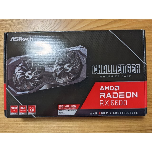 ASRock AMD Radeon RX6600 8GBPCパーツ