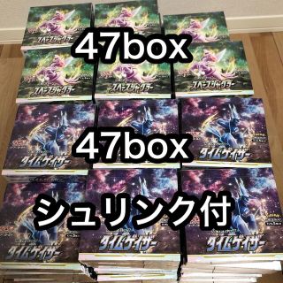 ポケモン(ポケモン)のスペースジャグラー 47box  タイムゲイザー 47box  シュリンク付(Box/デッキ/パック)