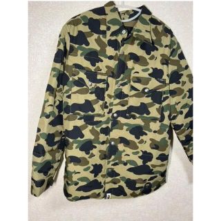 アベイシングエイプ(A BATHING APE)の【美品】BAPE 1stカモ　迷彩　ダウンジャケット(ダウンジャケット)