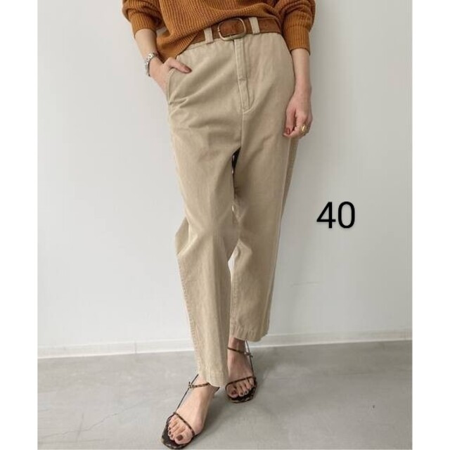 L'Appartement DEUXIEME CLASSE(アパルトモンドゥーズィエムクラス)の【Americana/アメリカーナ】Chino Pants★40 レディースのパンツ(カジュアルパンツ)の商品写真