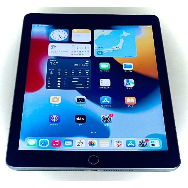 ◇ ios最新15 アップル iPad 第6世代 指紋認証OK！ Wi-Fi-