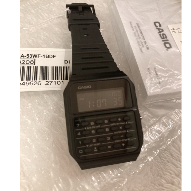 CASIO(カシオ)のチープカシオ チプカシ データバンク　計算機　CA-53WF-1B レディースのファッション小物(腕時計)の商品写真