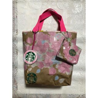 ⭐️スタバ紙袋　⭐️スタバリメイクバック　⭐️ブレックファースト🌸⭐️(バッグ)