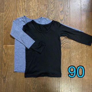 ユニクロ(UNIQLO)のUNIQLO ヒートテック 長袖 90cm 2枚セット(下着)