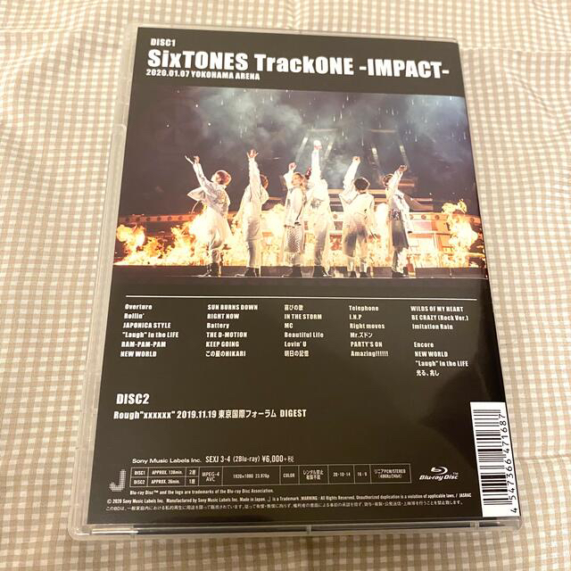 SixTONES  TrackONEIMPACT  通常盤Blu-ray