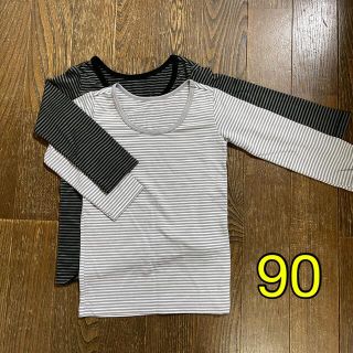 ユニクロ(UNIQLO)のUNIQLO ヒートテック 長袖 90cm 2枚セット(下着)