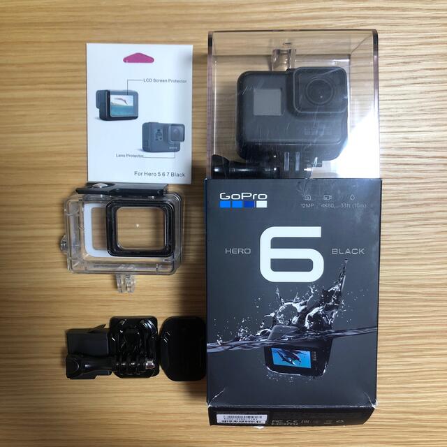 GoPro(ゴープロ)のGoPro hero6 スマホ/家電/カメラのカメラ(コンパクトデジタルカメラ)の商品写真