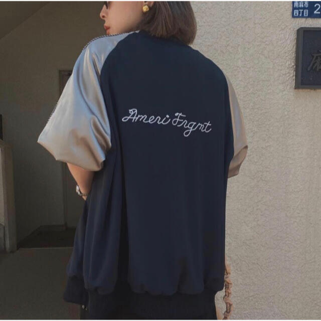 Ameri◆AMERI FRAGMENT BLOUSON ブラックアメリヴィンテージ