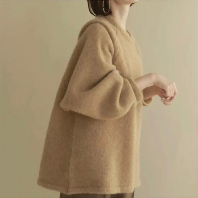 louren mohair knit pullover キャメル95cm