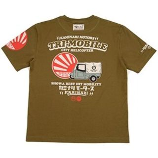 テッドマン(TEDMAN)のカミナリモータース/ミゼット/Tシャツ/カーキ/KMT-224/エフ商会(Tシャツ/カットソー(半袖/袖なし))