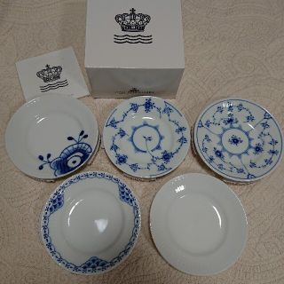 ロイヤルコペンハーゲン(ROYAL COPENHAGEN)の新品 ロイヤルコペンハーゲン ミックスマッチ ミニプレート 5枚セット(食器)