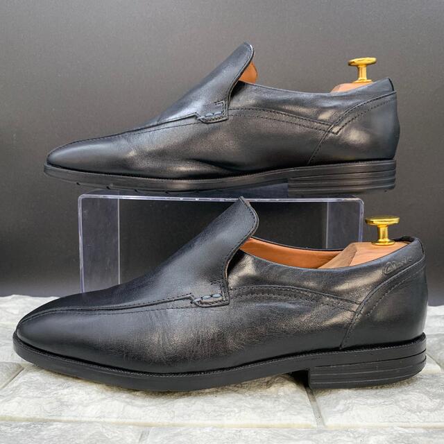 Clarks クラークス スリッポン 紳士靴 ビジネスシューズ 革靴 ブラック