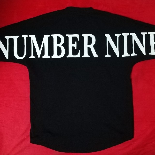 NUMBER (N)INE(ナンバーナイン)のナンバーナイン ビッグシルエット ロゴ バックプリント オーバーサイズ ロンT メンズのトップス(Tシャツ/カットソー(七分/長袖))の商品写真