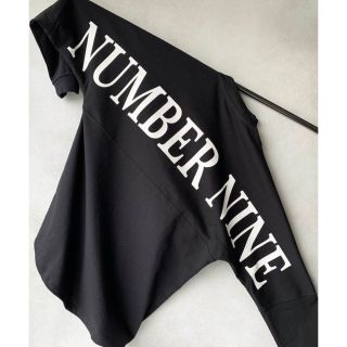 ナンバーナイン(NUMBER (N)INE)のナンバーナイン ビッグシルエット ロゴ バックプリント オーバーサイズ ロンT(Tシャツ/カットソー(七分/長袖))