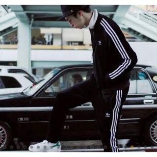 adidas - アディダス オリジナルス セットアップ ベロア ブラック