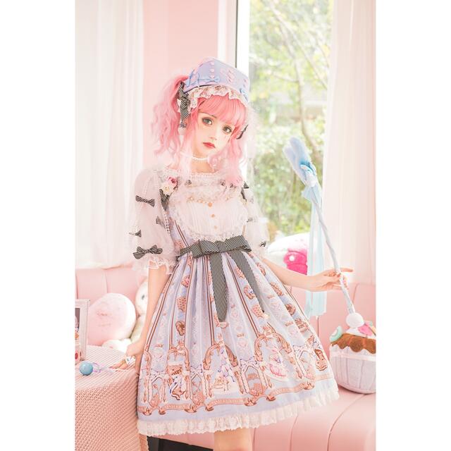 angelic pretty お茶会限定ジャンパースカート　サックス