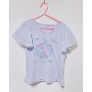 センスオブワンダー(sense of wonder)のセール　伊勢丹　女の子　フリル　トップス　 Tシャツ　パール　リボン　110(Tシャツ/カットソー)