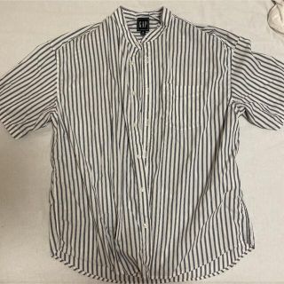 ギャップ(GAP)のGAP ストライプ　シャツ　半袖シャツ　(Tシャツ/カットソー(半袖/袖なし))