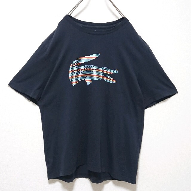 LACOSTE(ラコステ)の【激レア】ラコステ フロント ワニ ロゴ メンズ 半袖 Tシャツ メンズのトップス(Tシャツ/カットソー(半袖/袖なし))の商品写真