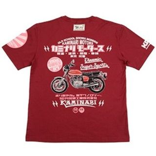 テッドマン(TEDMAN)のカミナリモータース/CB250T/バブ/Tシャツ/ワイン/KMT-226(Tシャツ/カットソー(半袖/袖なし))