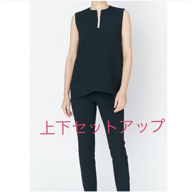 BARNEYS NEW YORK(バーニーズニューヨーク)のどーみー様専用ヨーコチャン☆極美品☆Pearl Slit-line Blouse レディースのレディース その他(セット/コーデ)の商品写真