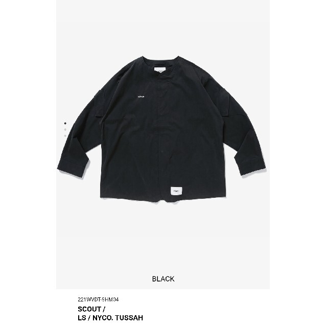 wtaps SCOUT LS221WVDT-SHM04 black M-hybridautomotive.com