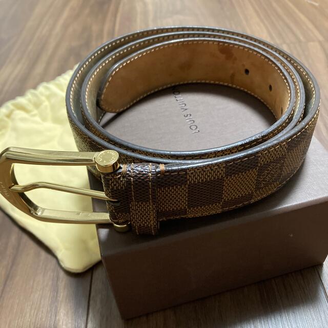ざいます LOUIS ダミエ グラフィット レザーベルトの通販 by HIRO's